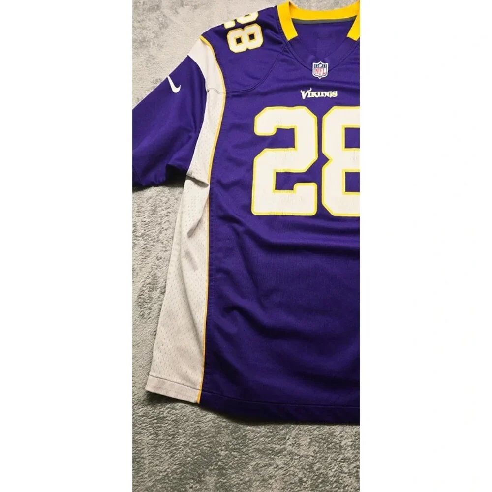 Nike On Field Adrian‎ Peterson Jersey Unisex X-large Purple Minnesota Vikings